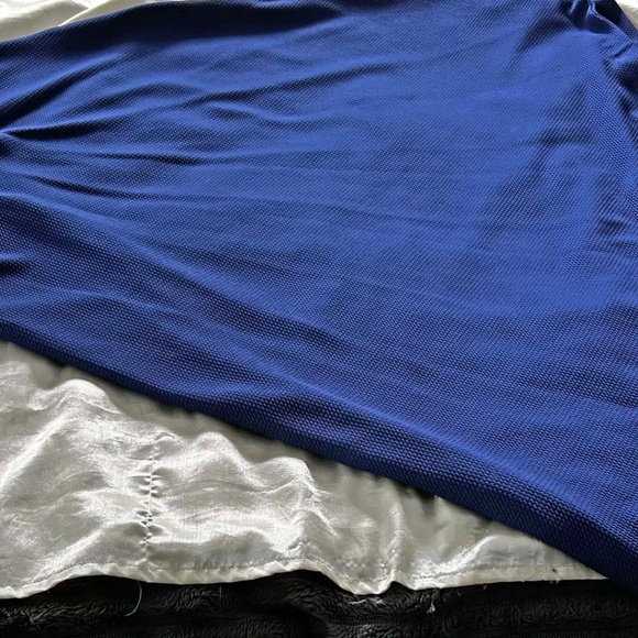 MIDI SKIRT, COBALT BLUE, SIZE 24, MADE IN CANADA!, PULL ON, MICHEL STUDIO for - Picture 6 of 10